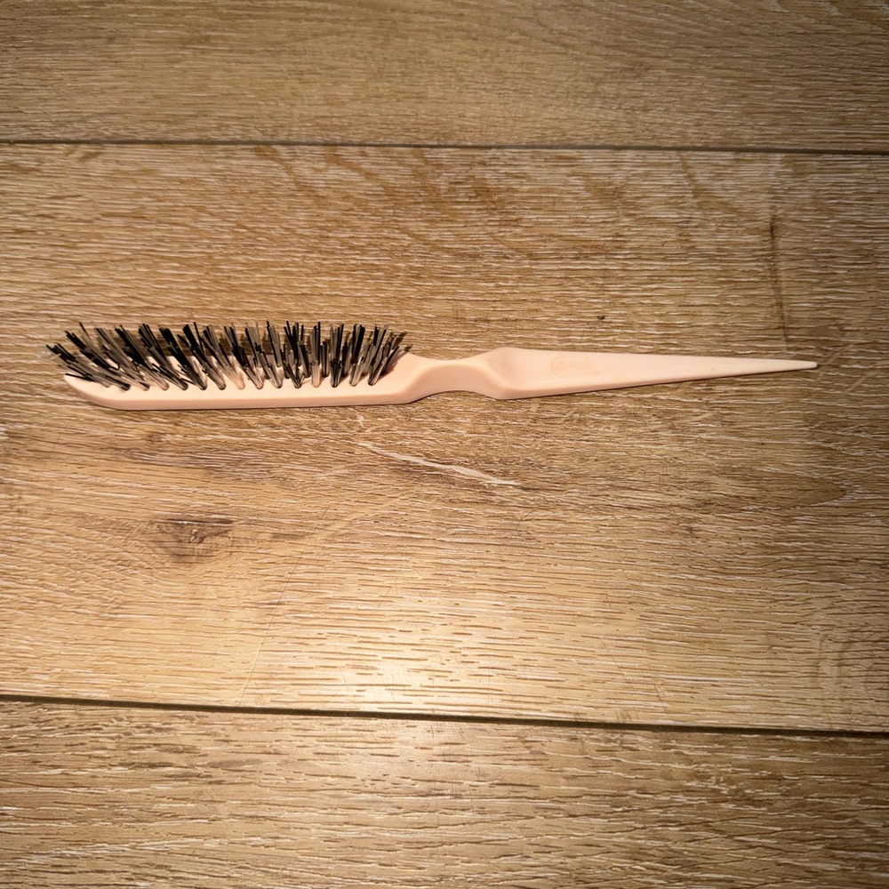 Vintage Goody Teasing Brush‎ Rat Tail Comb Off White